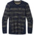Smartwool Intraknit Thermal Merino Base Layer Pattern Crew Top - Men's Deep Navy Mountain