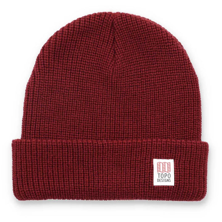 Topo Designs Watch Cap Burgandy