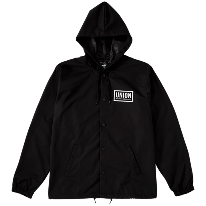 Union Hooded Coaches Jacket - Men's Black