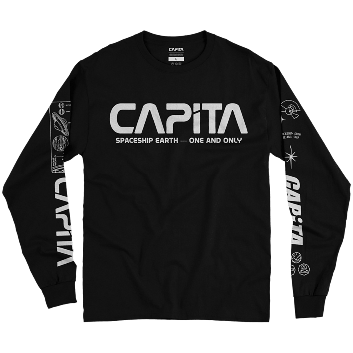 CAPiTA Spaceship Long-Sleeve T-Shirt - Men's Black