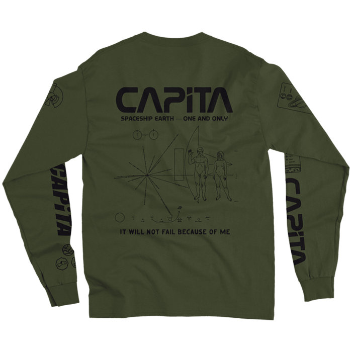 CAPiTA Spaceship Long-Sleeve T-Shirt - Men's Olive