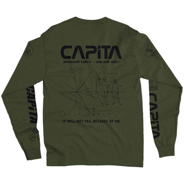 CAPiTA Spaceship Long-Sleeve T-Shirt - Men's Olive