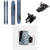 Salomon QST 98 Skis 2023 + Black Diamond Helio 350 Demo Alpine Touring Bindings 2022 + evo x Pomoca Pro Glide Climbing Skins