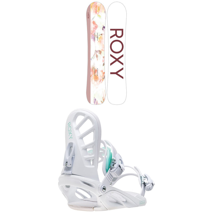 Roxy Breeze C2 Snowboard + Lola Snowboard Bindings - Women's 2023