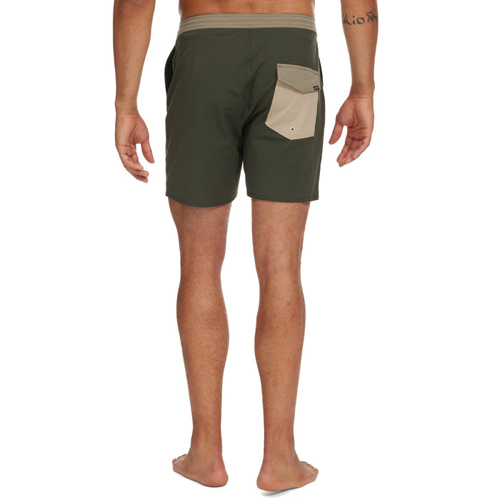 Roark Chiller Zocalo Boardshorts - Men's Dark Military