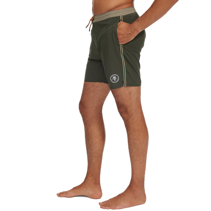 Roark Chiller Zocalo Boardshorts - Men's Dark Military
