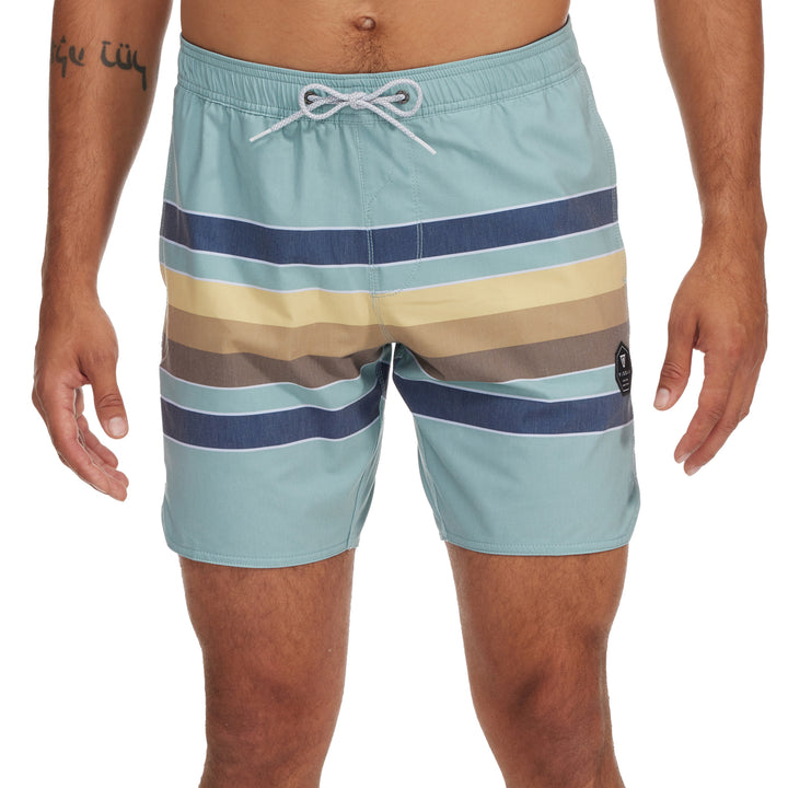 Vissla Fist Bump 17.5" Ecolastic Boardshorts - Men's Aloe