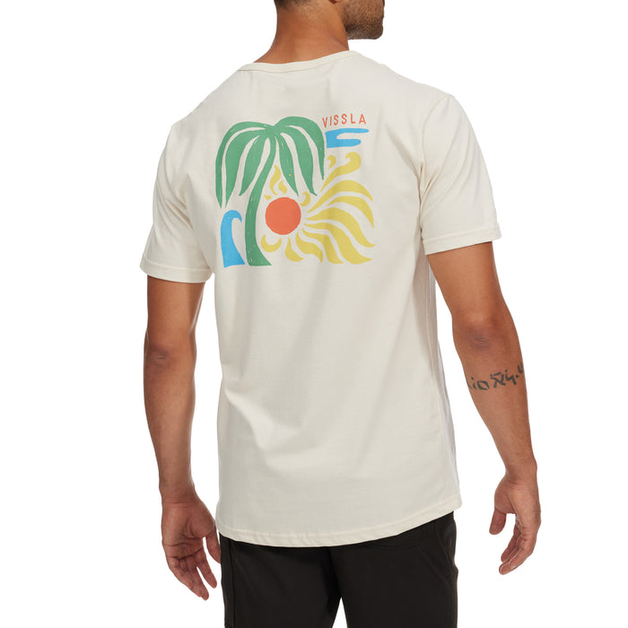 Vissla Sunray Organic T-Shirt - Men's Bone