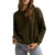 Rhythm Classic Crew Neck Fleece Sweater - Women's Olive