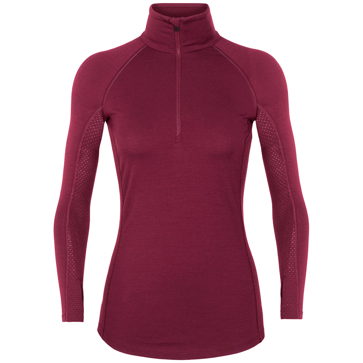Icebreaker 200 Zone Long-Sleeve Half Zip Top - Women's Cherry