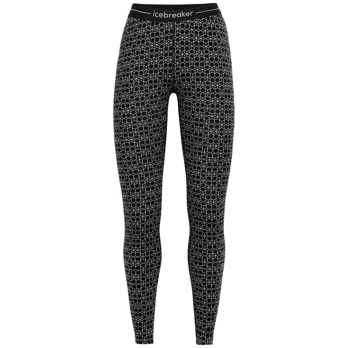 Icebreaker 250 Vertex Leggings - Women's Black/Snow/J