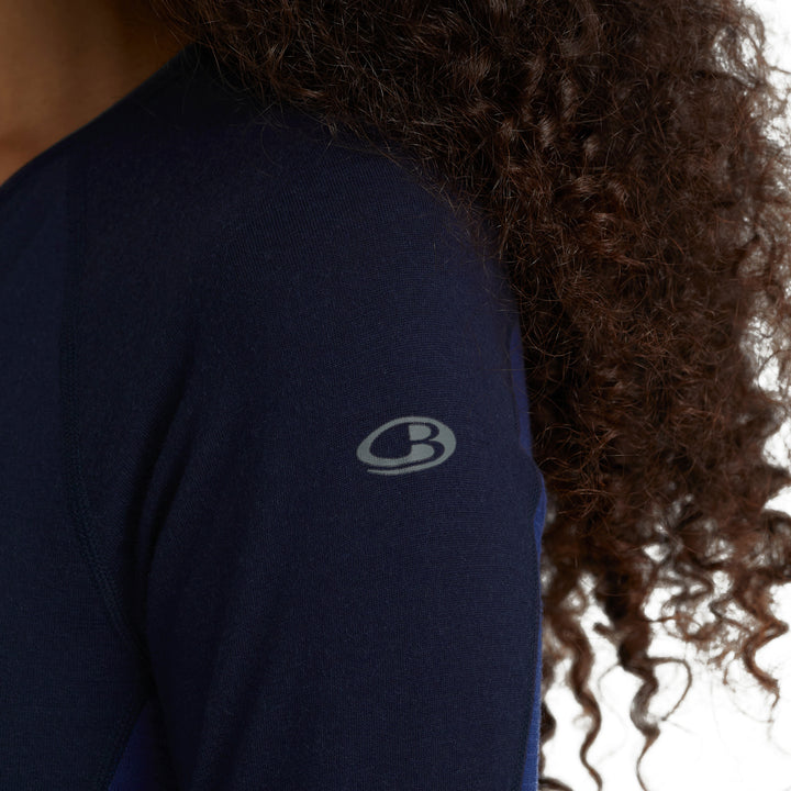 Icebreaker 260 Zone Long-Sleeve Top - Women's Midnight Navy/Royal Navy