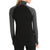 Icebreaker 260 ZoneKnit Long-Sleeve Half Zip Top - Women's Jet Heather/Black/Metro Heather/CB