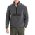 Icebreaker RealFleece™ High Pile Long-Sleeve Half Zip Top - Men's Gritstone Heather/Black