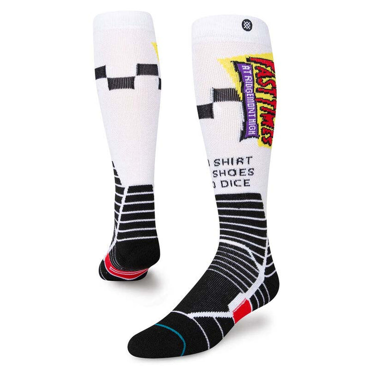 Stance Gnarly Snow Socks White