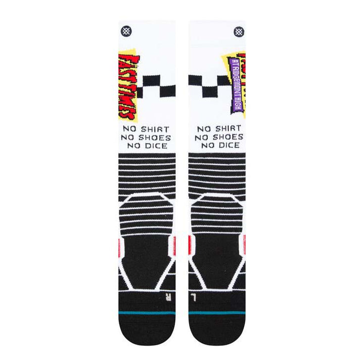 Stance Gnarly Snow Socks White