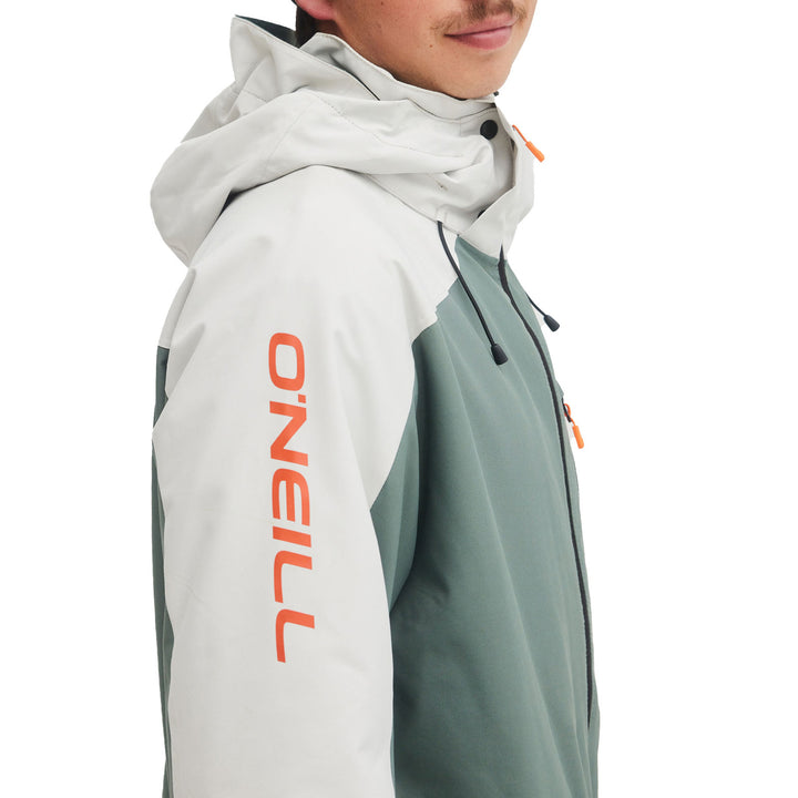 O'Neill Diabase Jacket - Men's Balsam Green Colour Block
