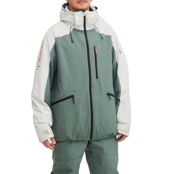 O'Neill Diabase Jacket - Men's Balsam Green Colour Block
