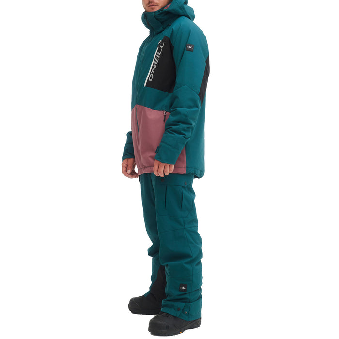 O'Neill Jigsaw Jacket - Men's Deep Teal Colour Block