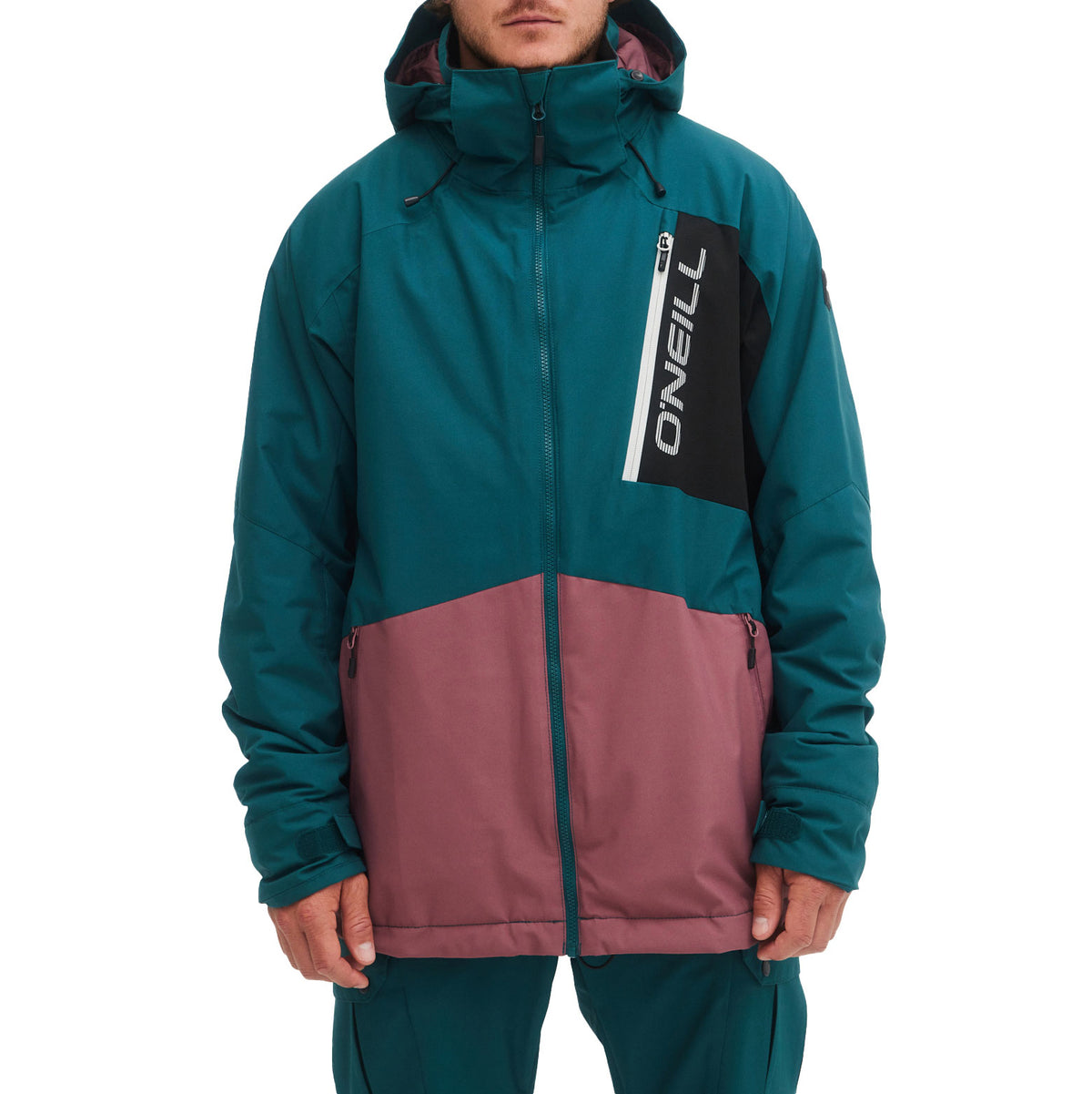 O'Neill Jigsaw Jacket - Men's Deep Teal Colour Block