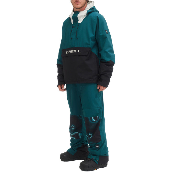 O'Neill Shred Bib Pants - Men's Deep Teal Colour Block