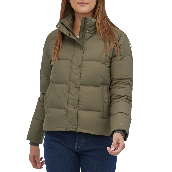 Patagonia Silent Down Jacket - Women's Basin Green