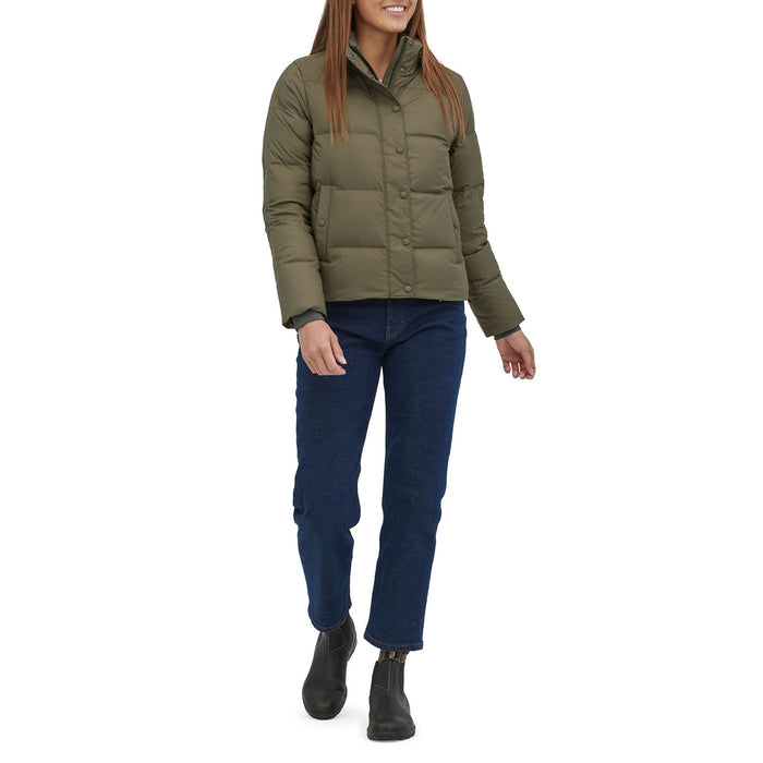 Patagonia Silent Down Jacket - Women's Basin Green