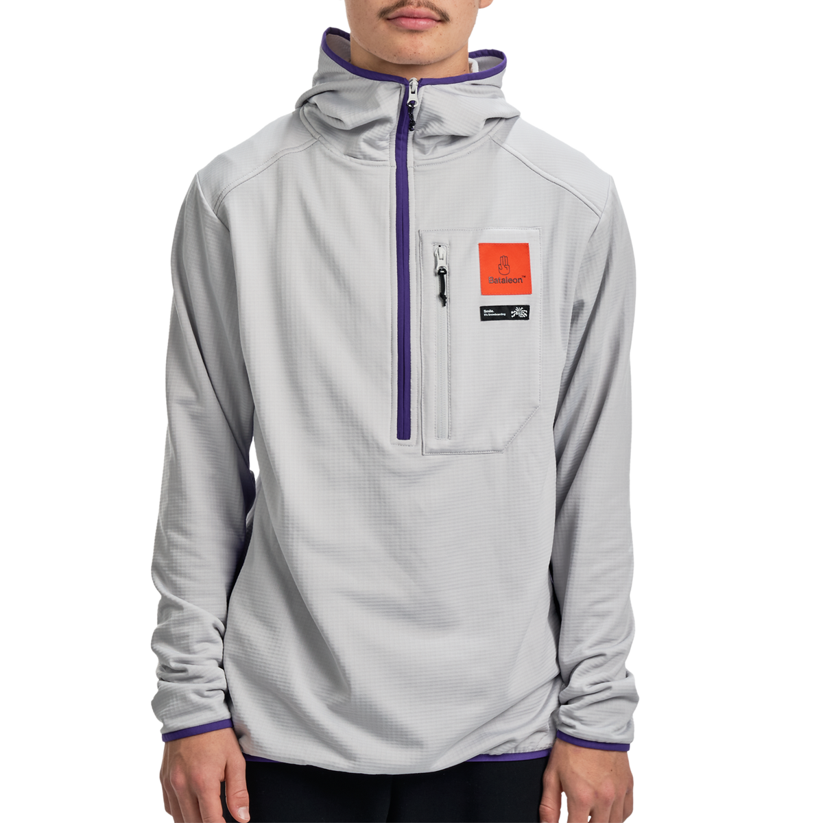 Bataleon Base Hoodie - Men's Lunar Rock