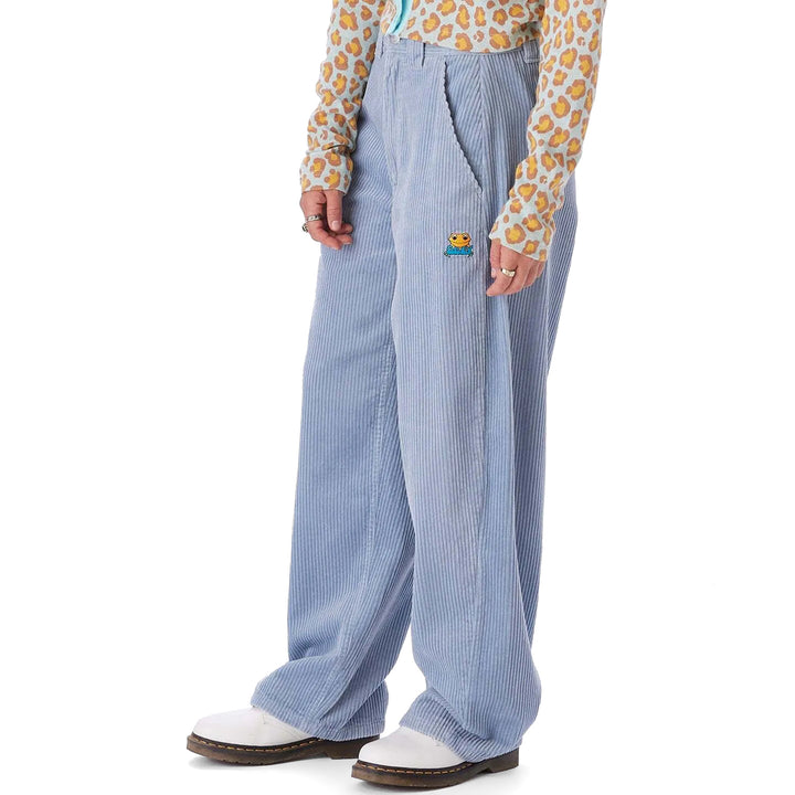 Obey Clothing Luna Baggy Cord Pants - Women's Seal Ice