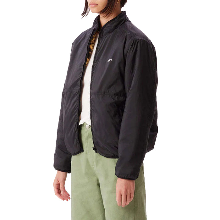 Obey Clothing Aiden Sherpa Jacket - Women's Golden Harvest Multi