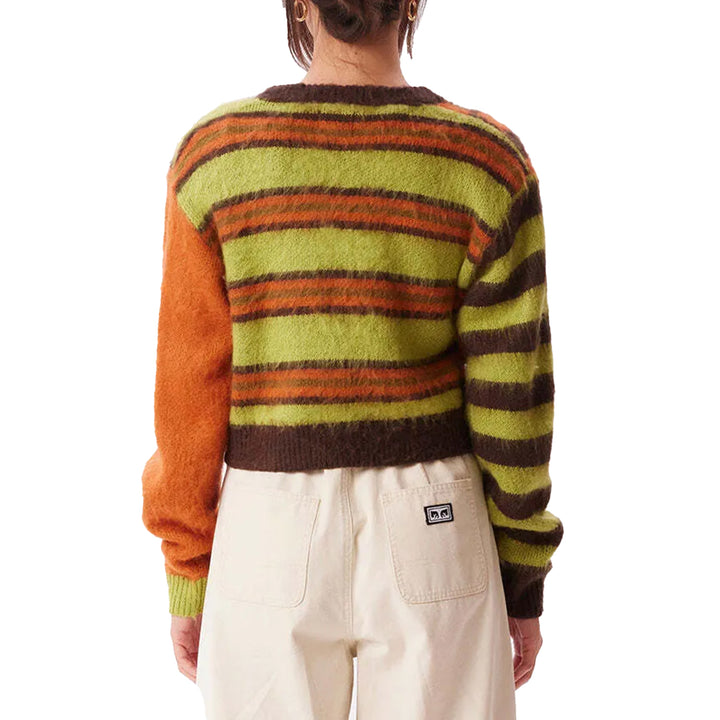 Obey Clothing Amber Cardigan - Women's Dark Oak Multi