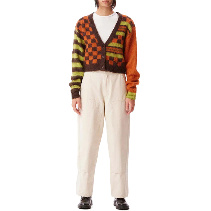 Obey Clothing Amber Cardigan - Women's Dark Oak Multi