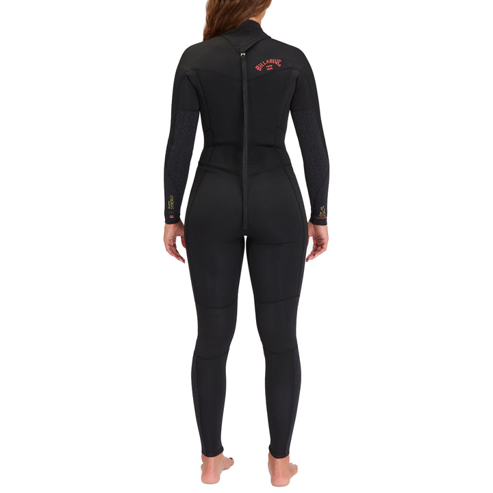 Billabong 3/2 Synergy Back Zip Wetsuit - Women's Wild Black