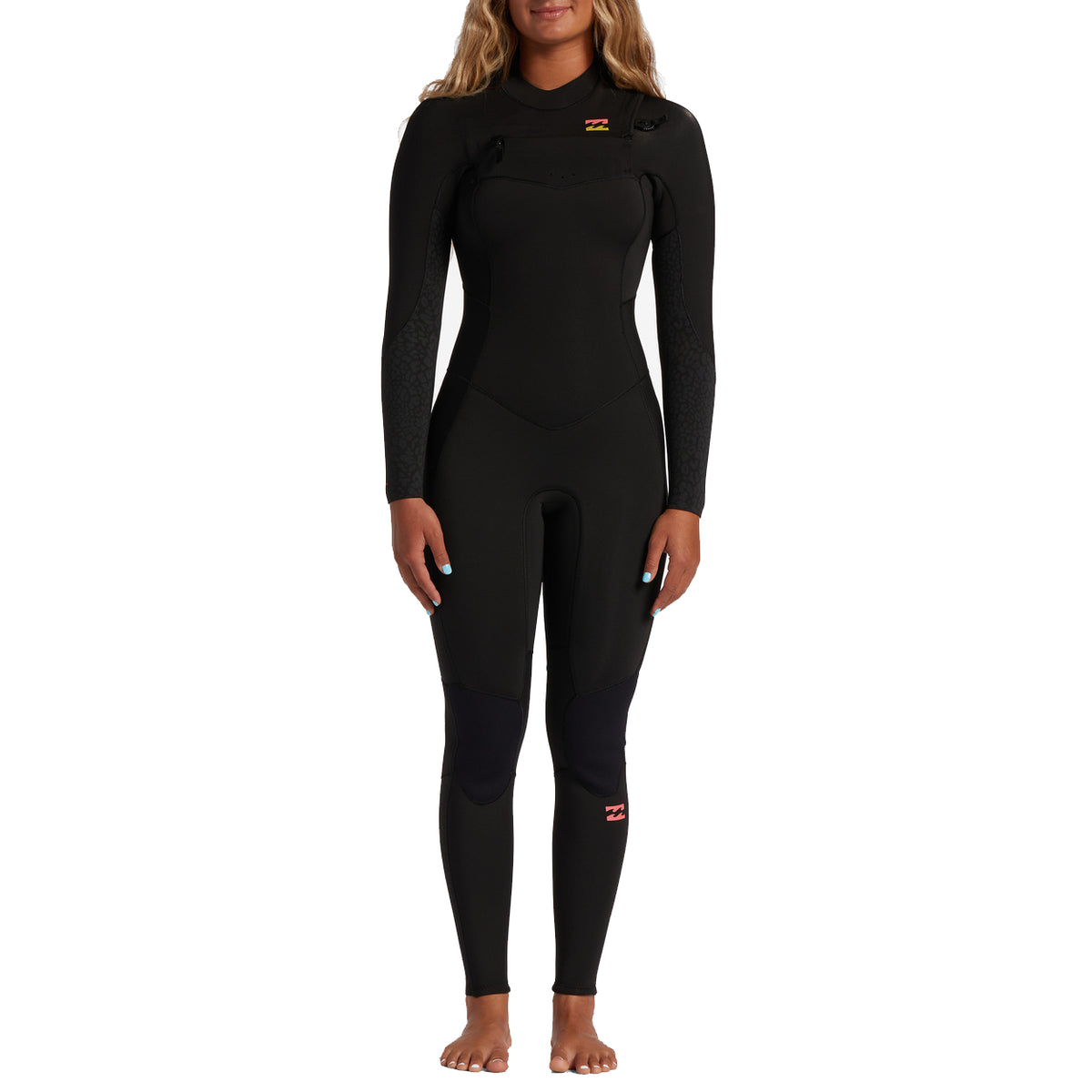 Billabong 3/2 Synergy Chest Zip Wetsuit - Women's Wild Black
