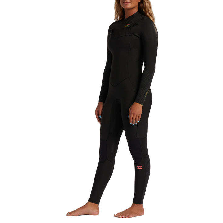 Billabong 3/2 Synergy Chest Zip Wetsuit - Women's Wild Black