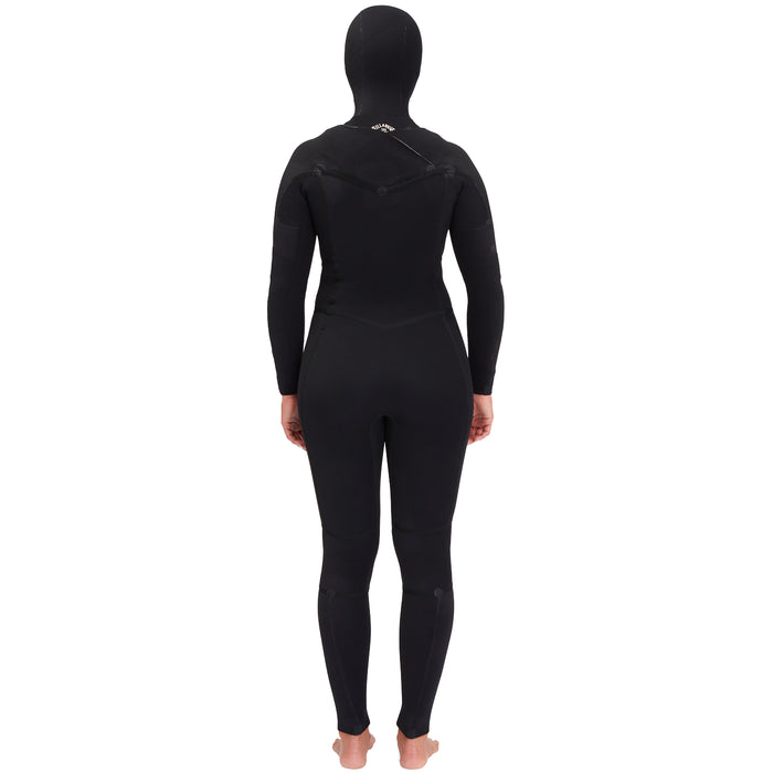 Billabong 4/3 Salty Dayz Chest Zip Hooded Wetsuit - Women's Jungle Night