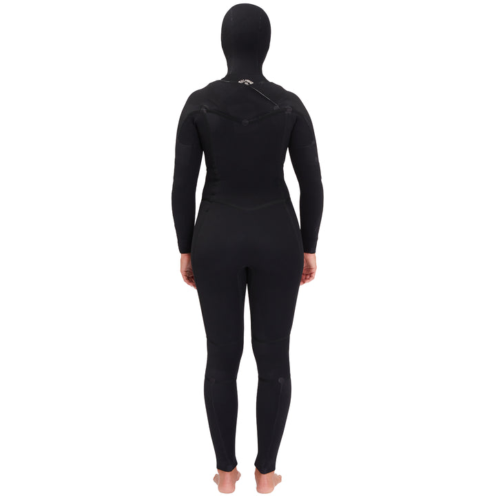Billabong 4/3 Salty Dayz Chest Zip Hooded Wetsuit - Women's Jungle Night
