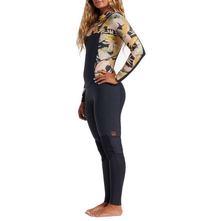 Billabong 4/3 Salty Dayz Chest Zip Wetsuit - Women's Jungle Night