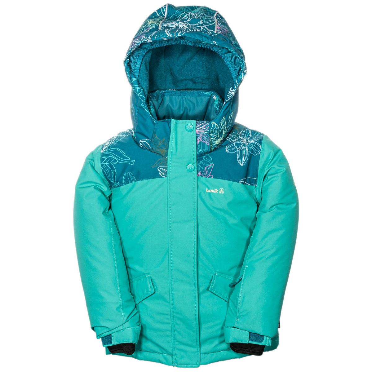 Kamik Cami Leilani Jacket - Girls' Lagoon/Harbour