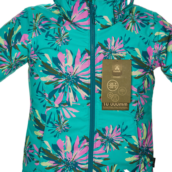 Kamik Tallie Mariposa Jacket - Girls' Lagoon/Harbor