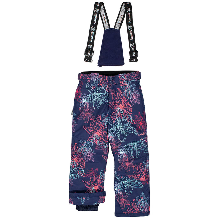 Kamik Bella Leilani Bib Pants - Girls' Navy