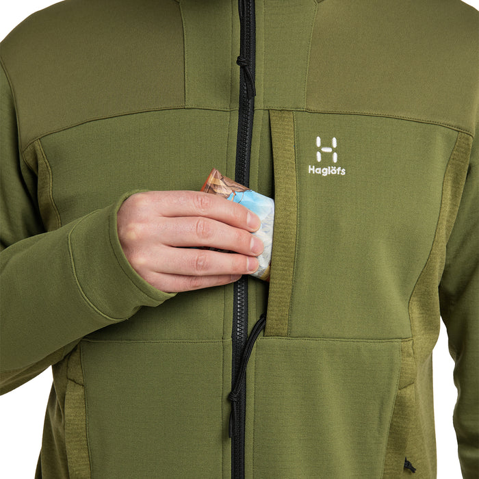 Haglöfs Vassi Mid Hood - Men's Olive Green