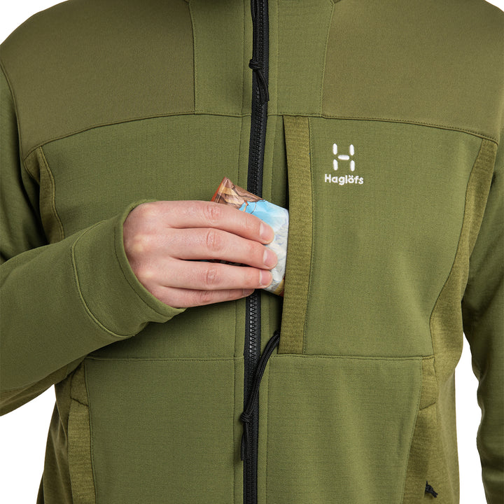 Haglöfs Vassi Mid Hood - Men's Olive Green