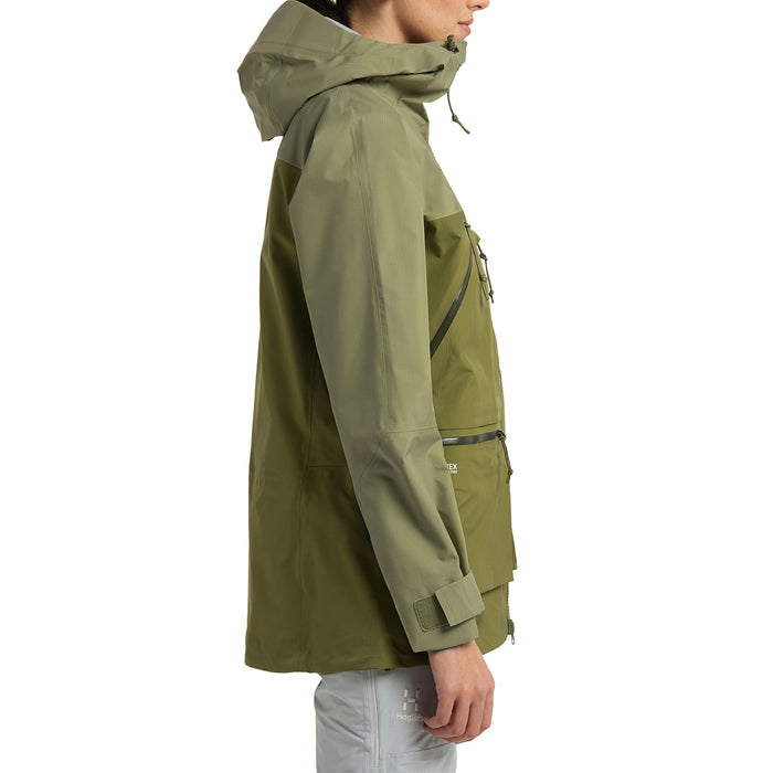 Haglöfs Vassi GORE-TEX Pro Jacket - Women's Olive Green/Thyme Green