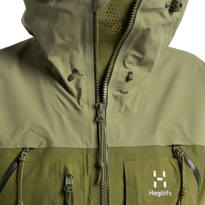 Haglöfs Vassi GORE-TEX Pro Jacket - Women's Olive Green/Thyme Green