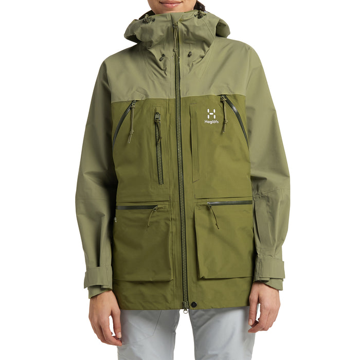 Haglöfs Vassi GORE-TEX Pro Jacket - Women's Olive Green/Thyme Green