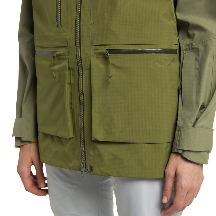 Haglöfs Vassi GORE-TEX Pro Jacket - Women's Olive Green/Thyme Green