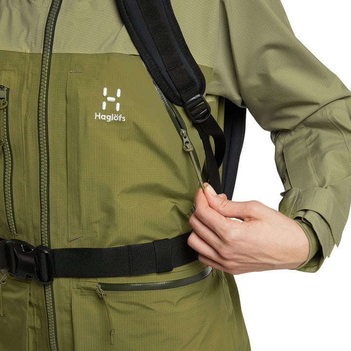Haglöfs Vassi GORE-TEX Pro Jacket - Women's Olive Green/Thyme Green