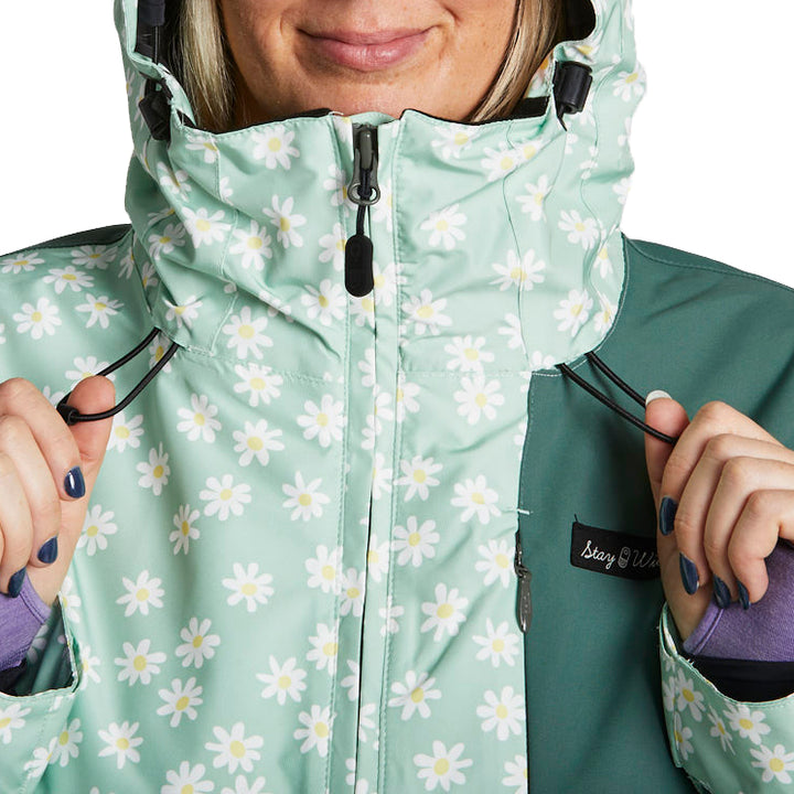 Airblaster Insulated Freedom Suit - Women's Mint Daisy