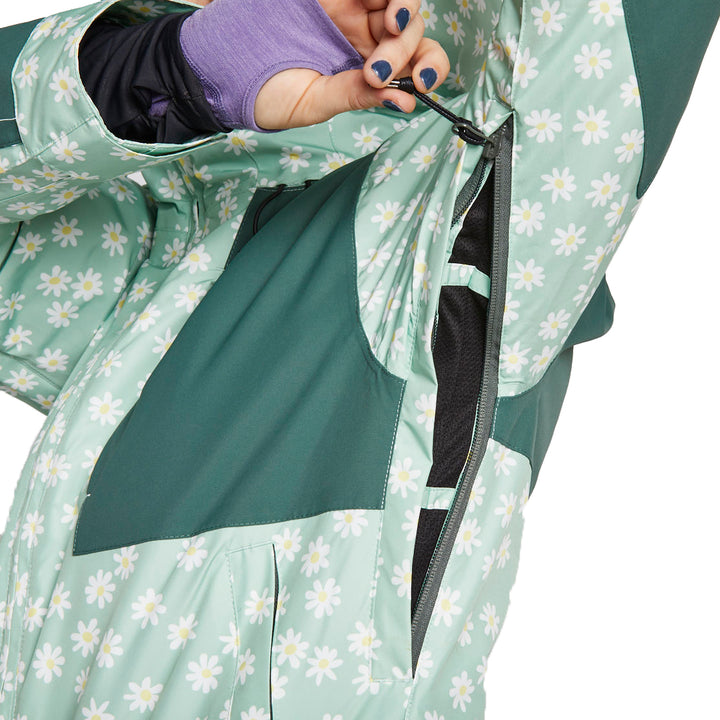 Airblaster Insulated Freedom Suit - Women's Mint Daisy